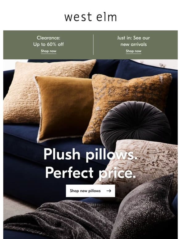 Need new pillows? We’ve got an entire collection