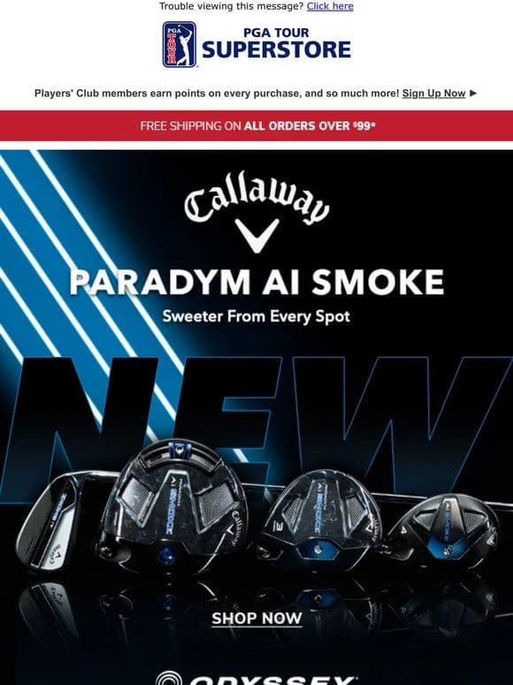 New Arrival: Callaway Paradym Ai Smoke!