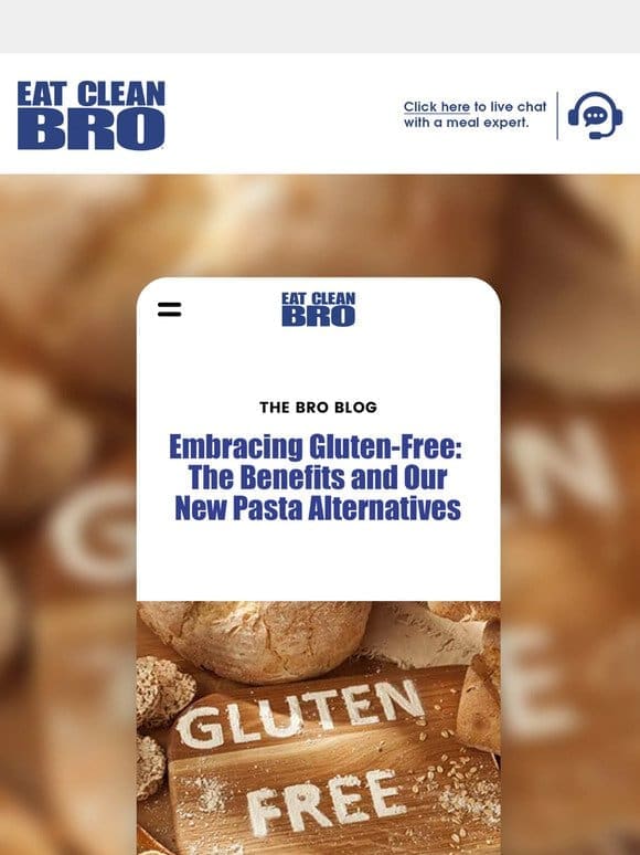 New Blog | Embracing Gluten-Free