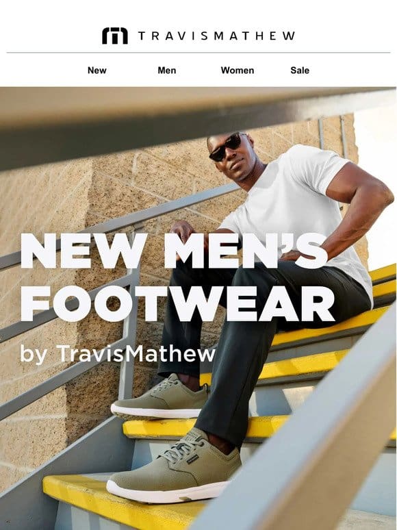 New Men’s Footwear by TravisMathew