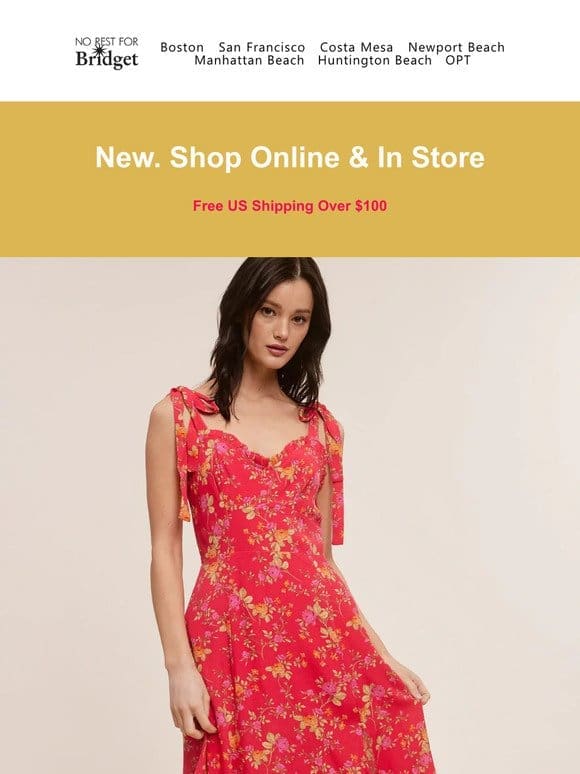 New – Spring Edit – Shop Online & InStore