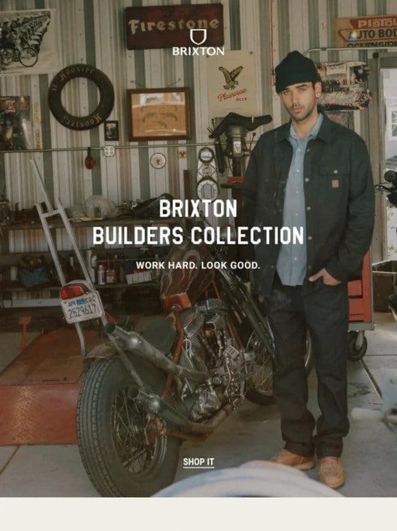 New Styles Added to Brixton Builders Collection. Out now.