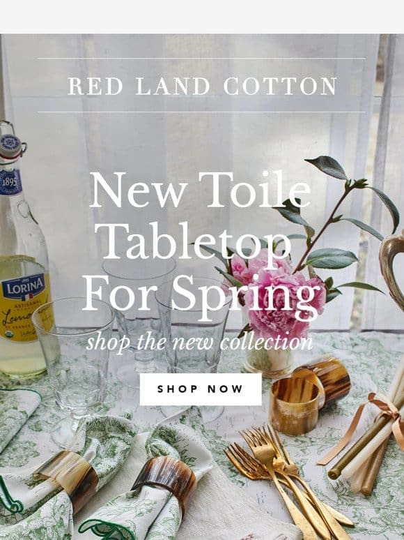 New Tabletop For Spring!