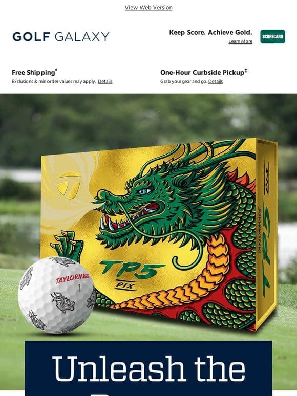 New! TaylorMade 2024 TP5 pix 3.0 Dragon golf balls