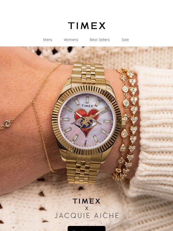 New Timex x Jacquie Aiche: Let your love shine