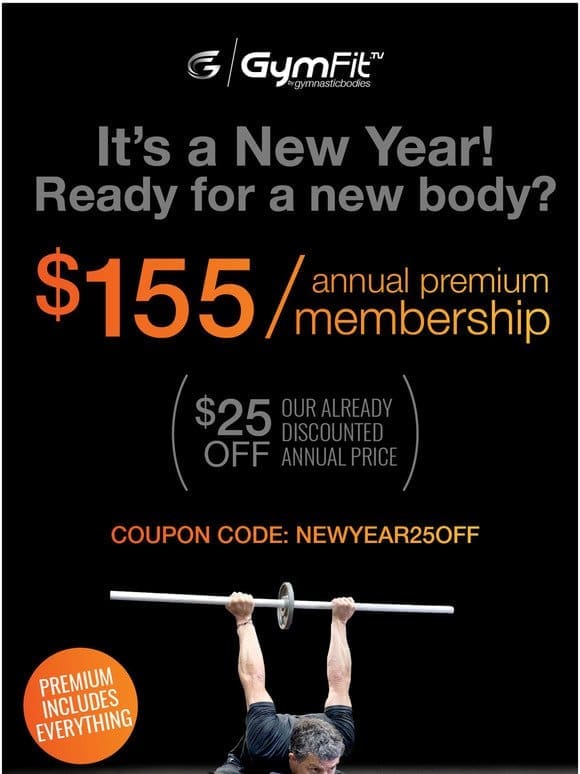 New Year’s Offer Starts Tomorrow at 9:00P!