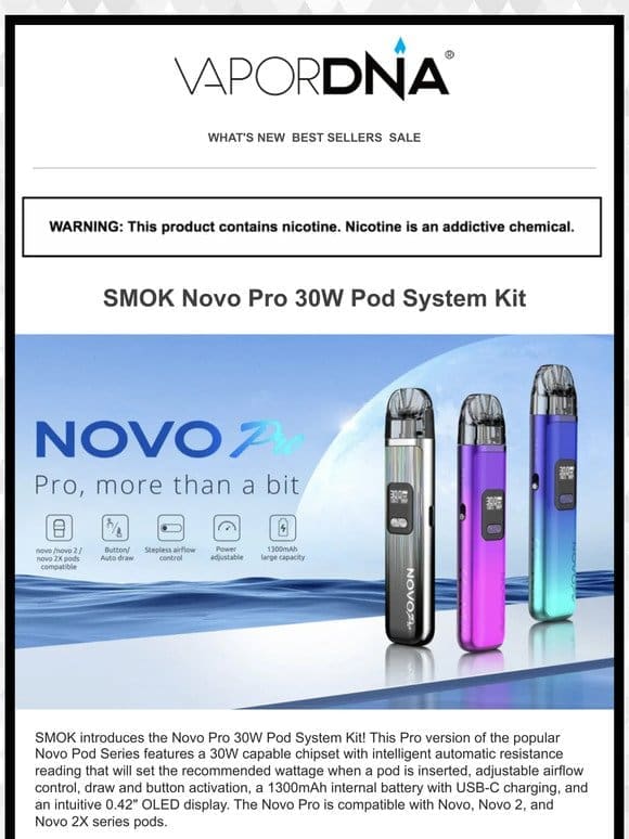 New and Trending Pod Systems!