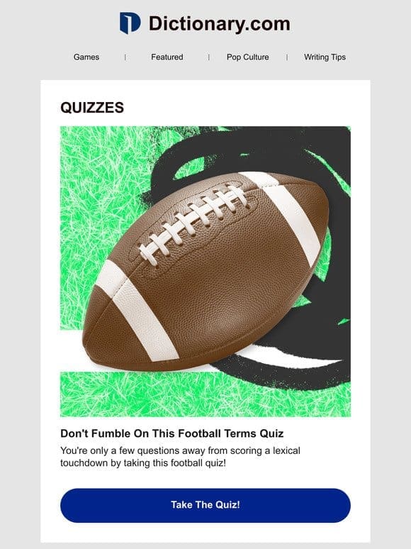 No Fumbles Allowed! Get In The Zone With This Quiz Blitz!