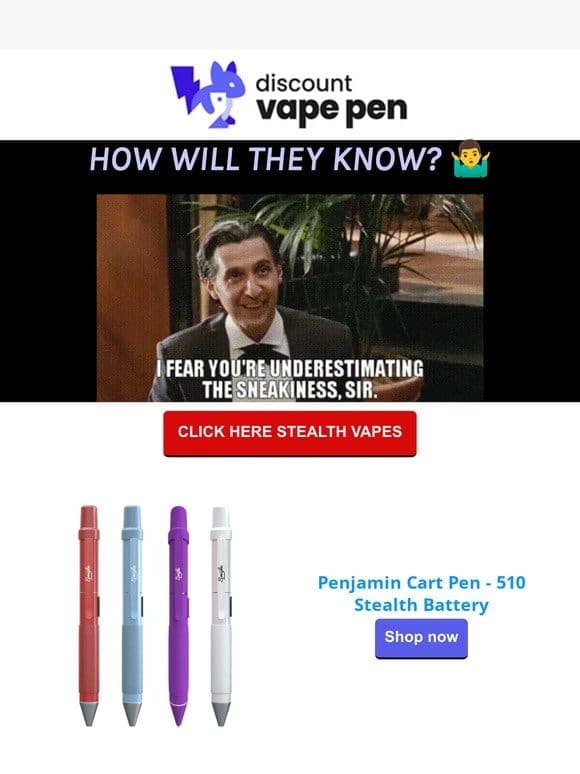 Nobody will know this is a Vape