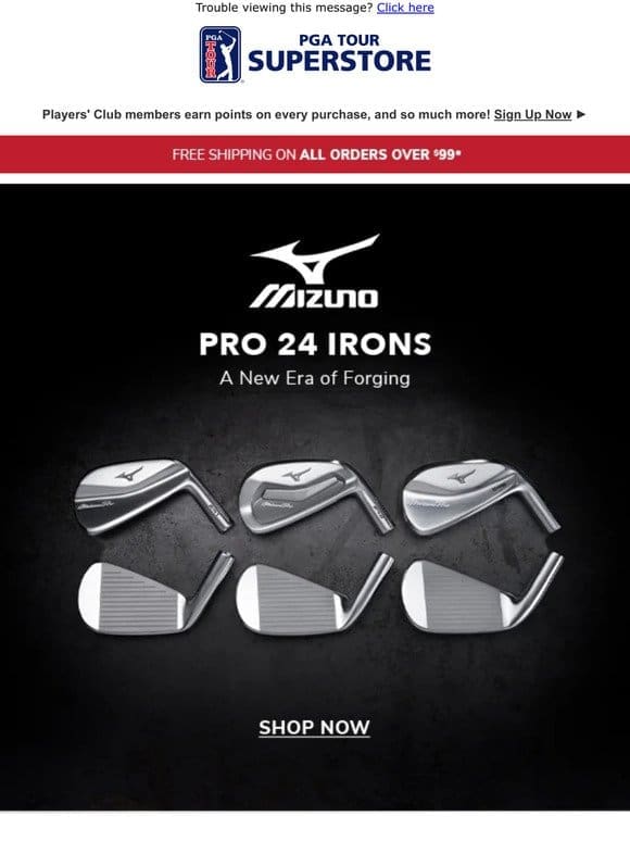 Now Available: Mizuno Pro 24 Irons