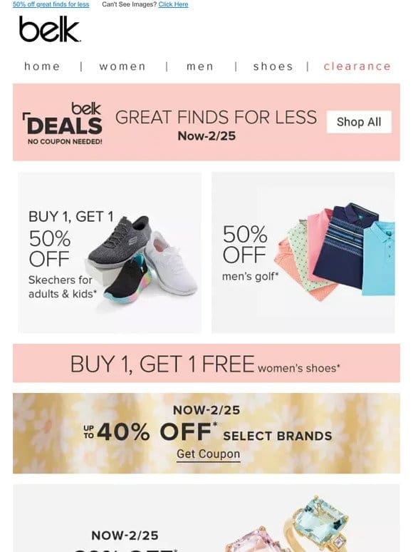 OMG! Who’s in for BOGO FREE shoes?