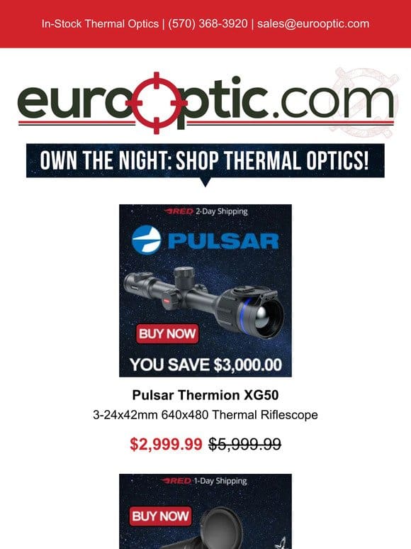 OWN THE NIGHT: Shop Thermal Optics!