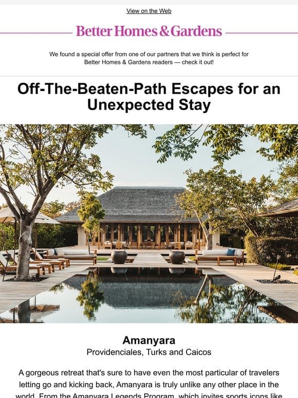 Off-The-Beaten-Path Escapes for an Unexpected Stay