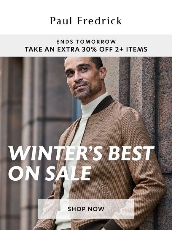 On sale now: winter’s best looks