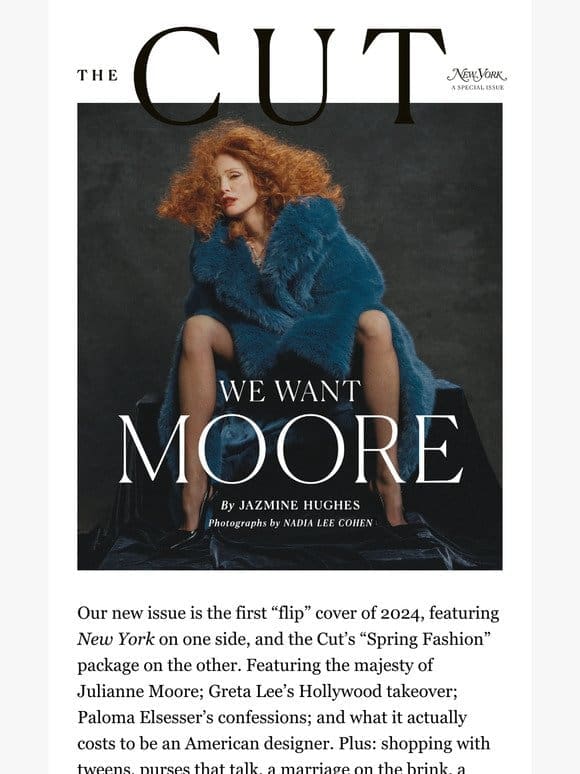 On the Cover: Julianne Moore doesn’t believe you can know yourself