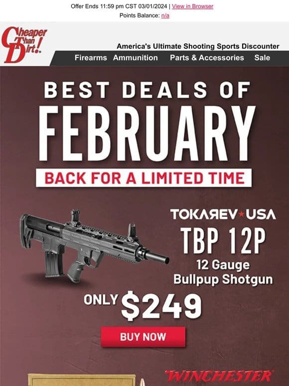 Our Best Deals From February Are Back