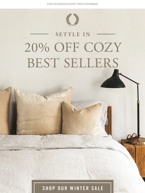 Our Best Sellers are 20% Off. Shop Picks Just For You.