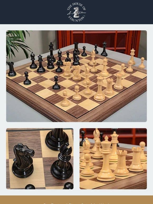 Our Featured Chess Set of the Week – The Vigilant Series Luxury Chess Pieces – 4″ King