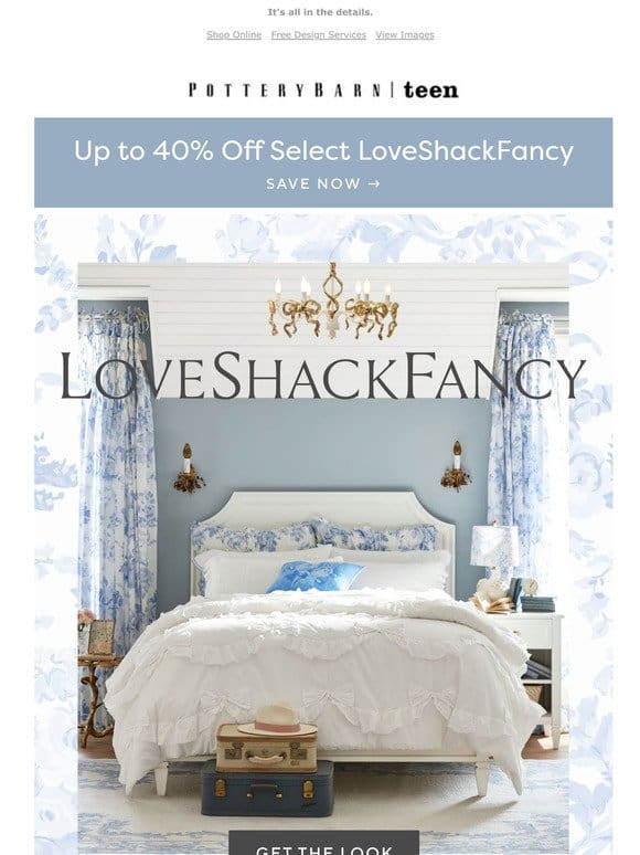 Our LoveShackFancy collab is in full bloom   (& on SALE)