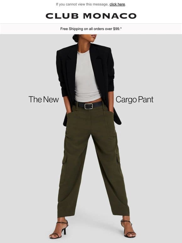 Our New Take On The Cargo Pant