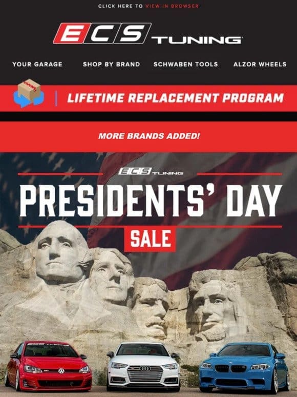 Our Presidents Day Sale just got Bigger!