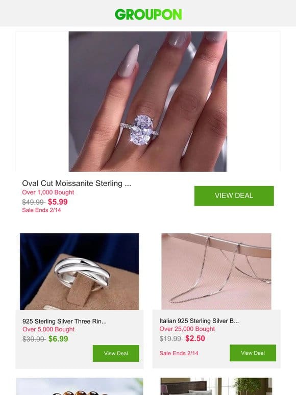 Oval Cut Moissanite Sterling Silver Ring for Valentine’s Day and More