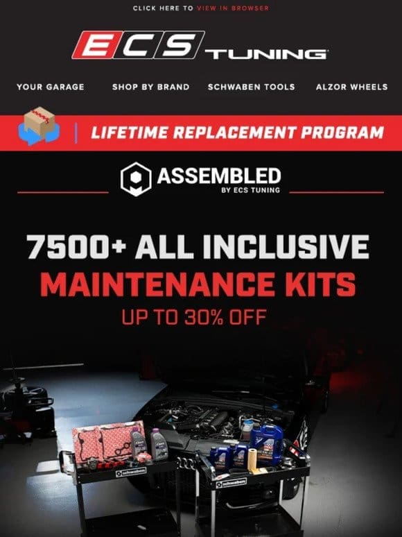 Over 7，500 All Inclusive Service Kits Up To 30% off!