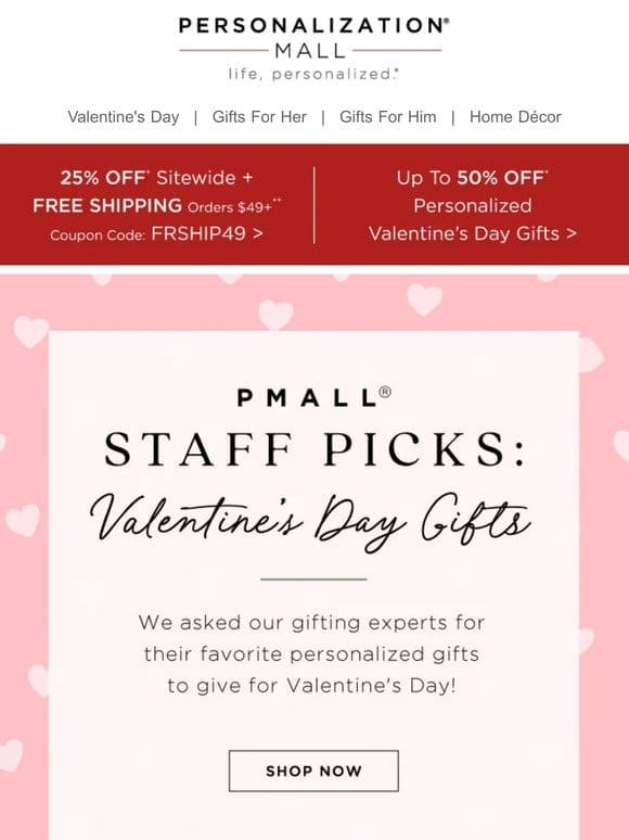 PMall Staff Picks: Valentine’s Day Gifts