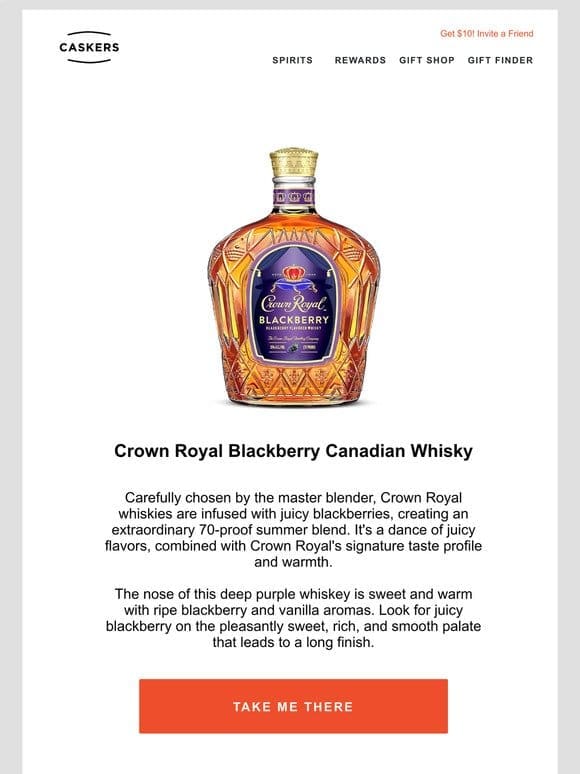 [PRE-ORDER NOW] Crown Royal Blackberry Canadian Whisky