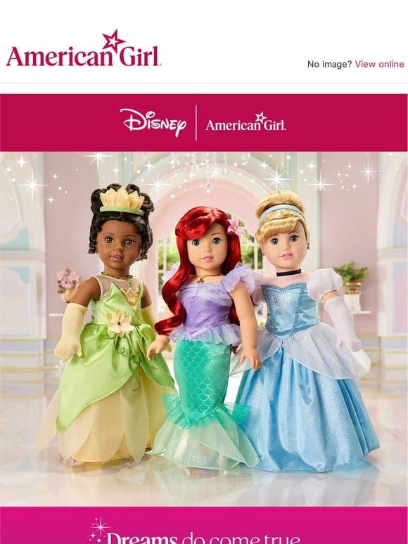 Play happily ever after with NEW Disney | American Girl®