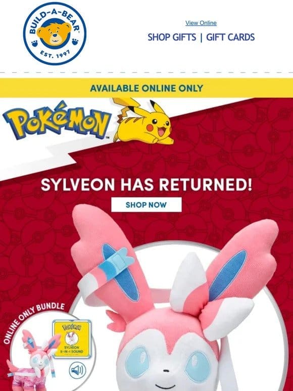 Pokémon Fans: Sylveon Is Back!