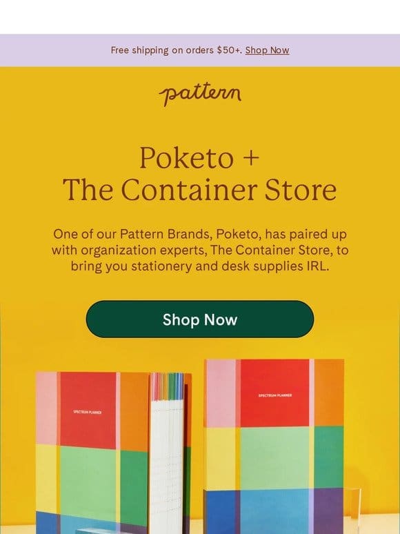 Poketo is at The Container Store!