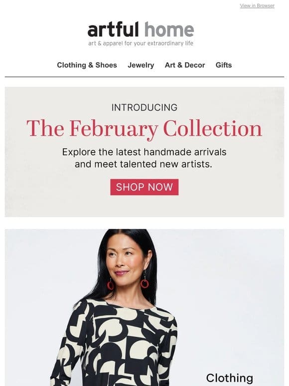 Presenting Our February Collection!