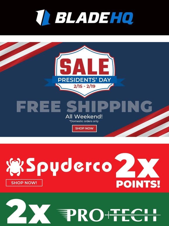 Presidents’ Day Sale Continues! More knives discounted!