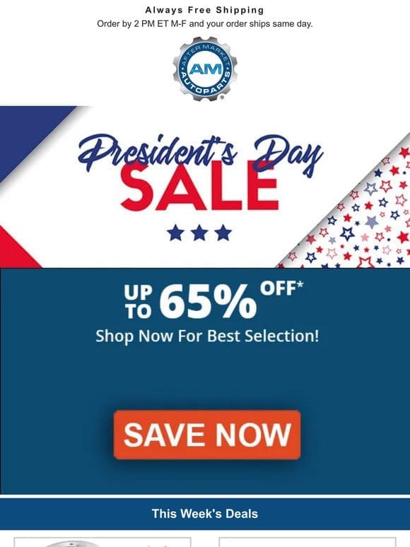 President’s Day Sale LEAKED!