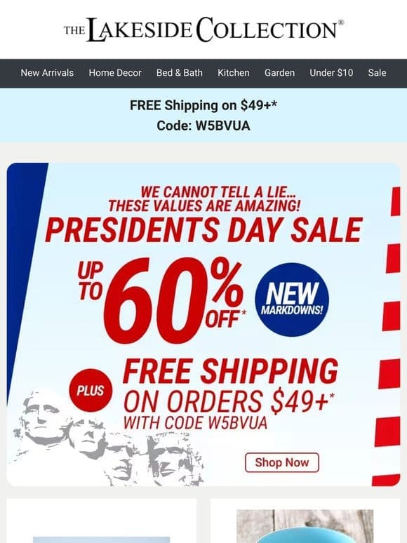 President’s Day Sale! Up to 60% Off!