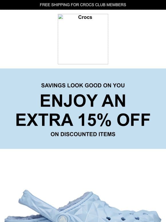 Price drop + an extra 15% Off for more savings!