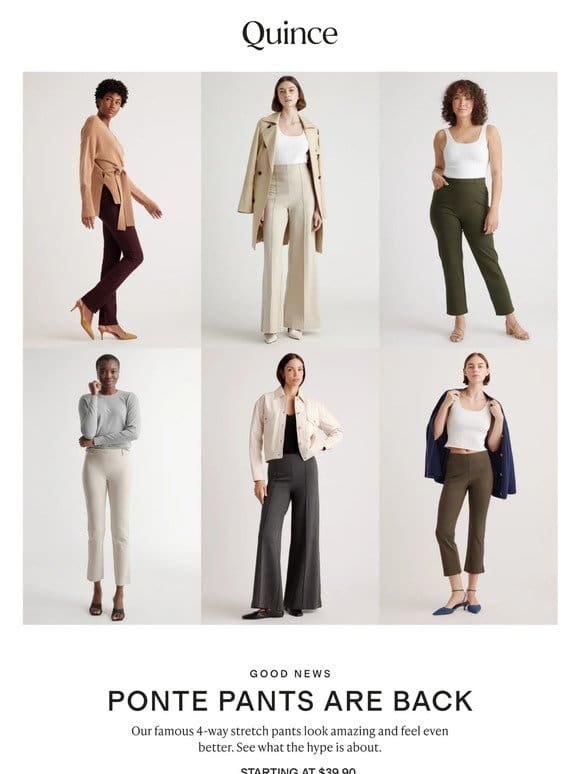 Psst， these waitlisted pants are back