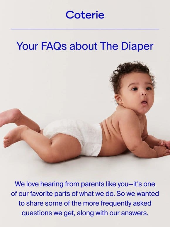 Questions about The Diaper?