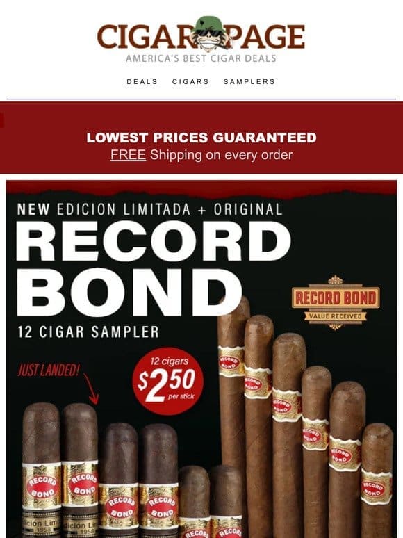 Raymond Pages new $2.50 Record Bond