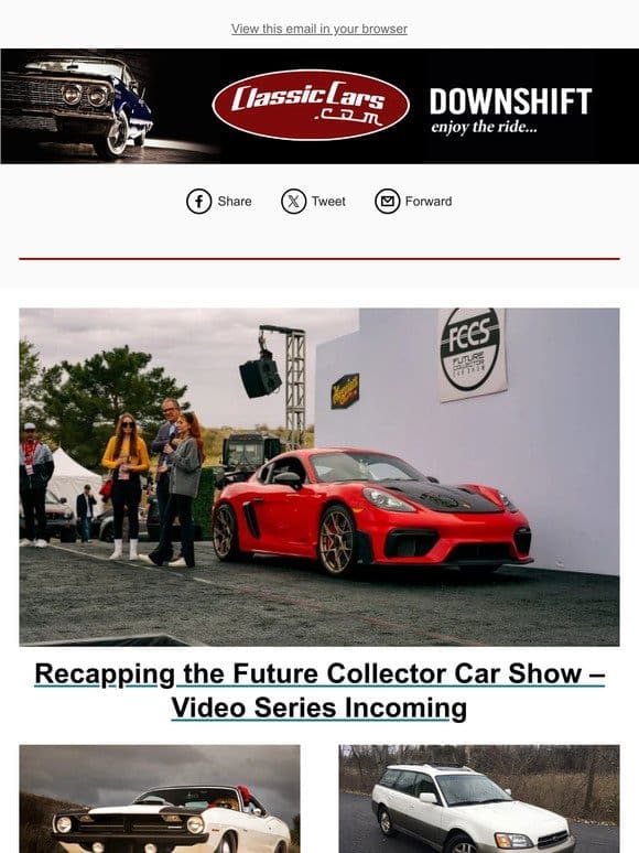Recapping the Future Collector Car Show – Video Series Incoming