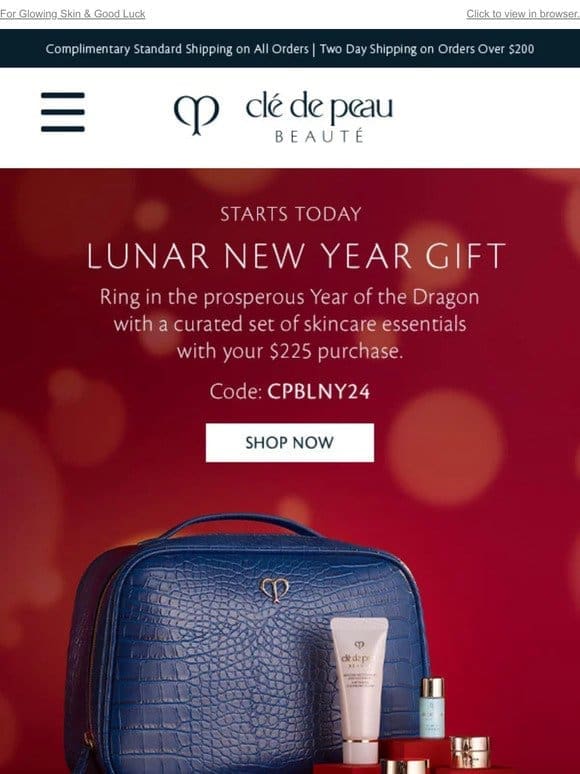 Receive A Radiant Lunar New Year Gift