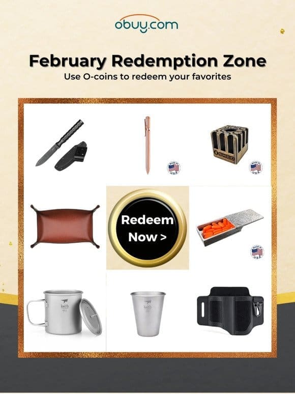 Redeem Your Favorites with O-coins & Check Out the February Sale