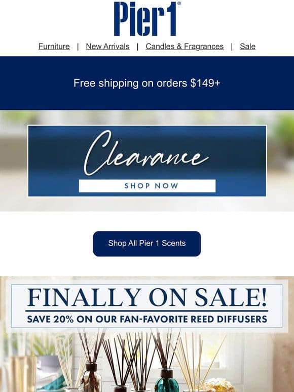 Reed Diffusers Finally on Sale!  ️ Time to Restock Your Pier 1 Scents!