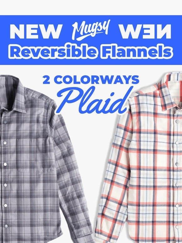 Reversible Flannels: 2 Shirts In 1