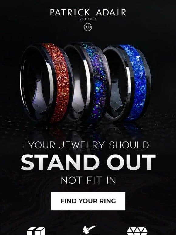 Rings that Stand Out