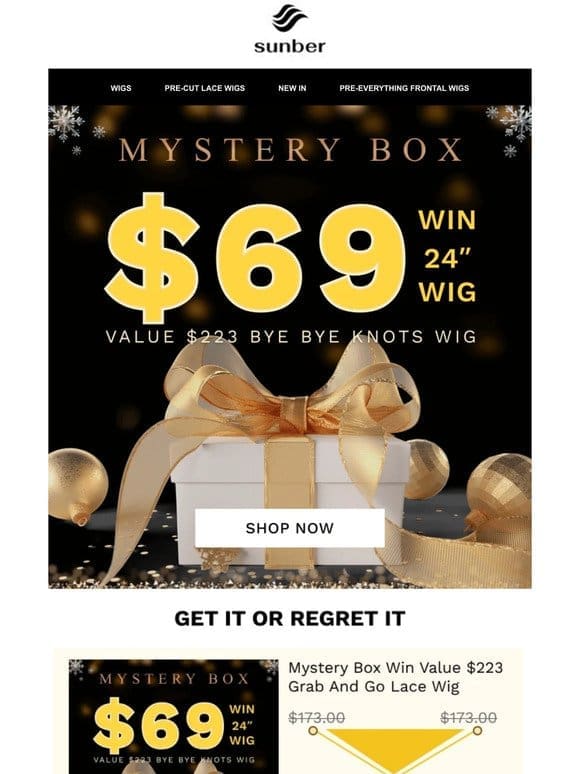 Ring，ring， your mysterybox delivered