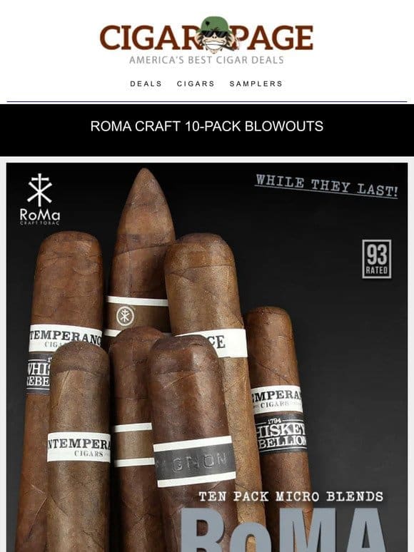 Roma Craft micro blends @ micro prices