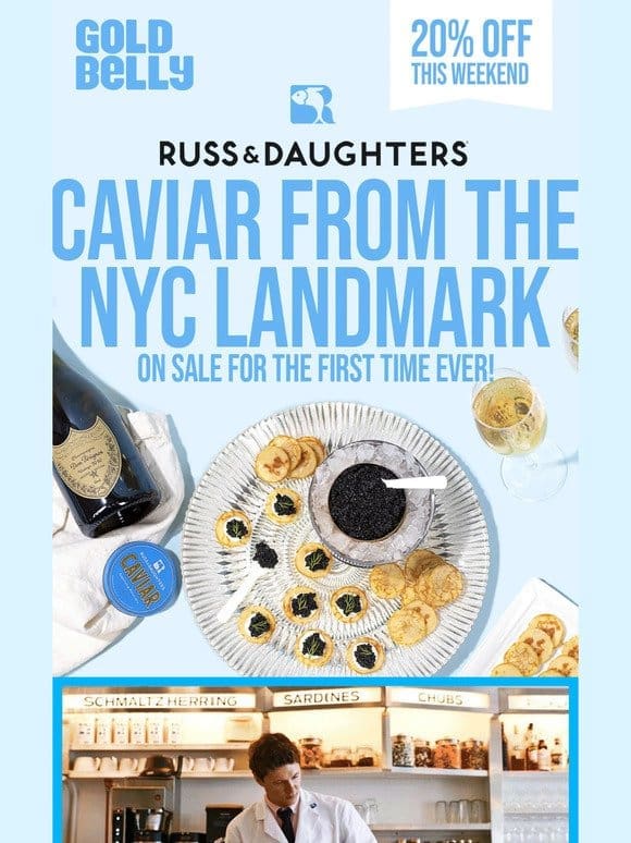 Russ & Daughters Caviar SALE!