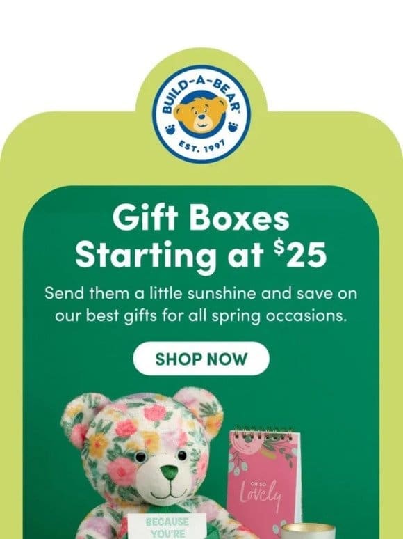 SALE! Spring Gift Boxes Starting at $25!